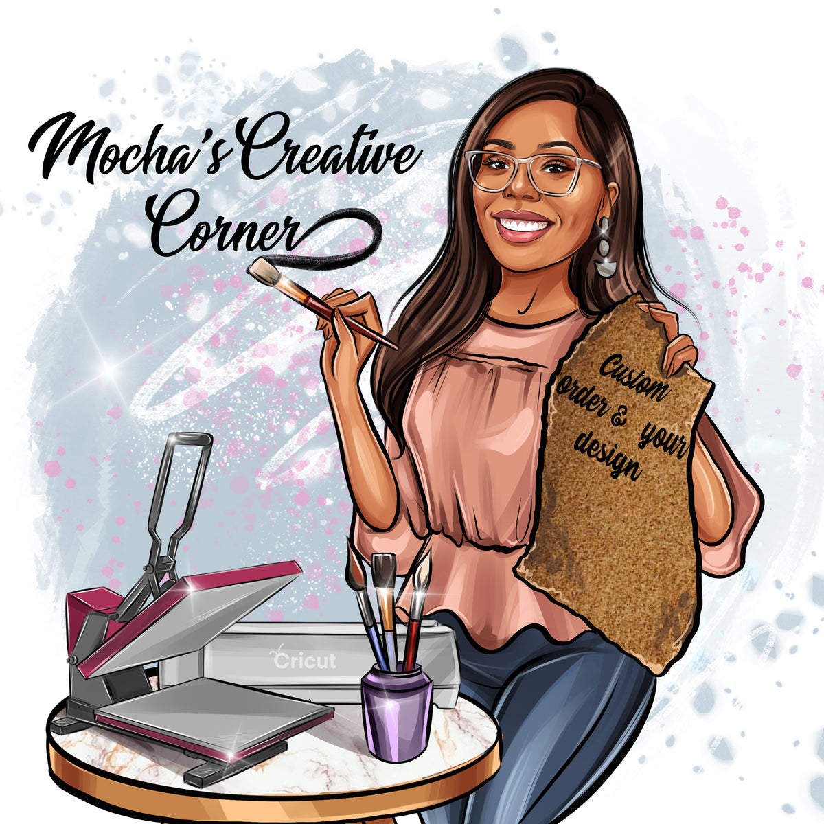 I Love Being Black Outdoor Mat – Mocha's Creative Corner