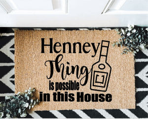 Henny Thing is Possible Outdoor Mat